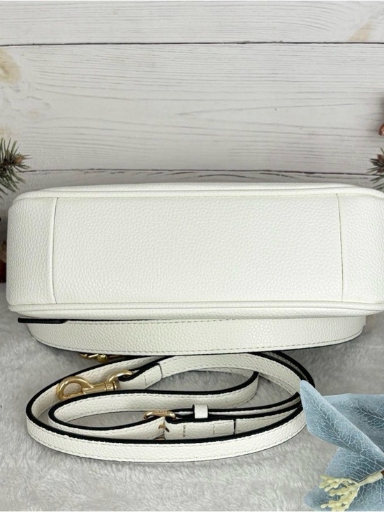 Coach White Leather Snoopy & Woodstock Crossbody Bag - Picture 4 of 4